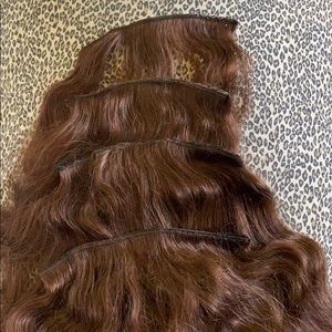 Extensions 16 inches brown